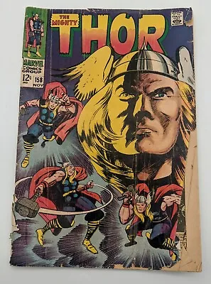 Buy The Mighty Thor #158 G Origin Retold Silver Age Marvel Comics 1968 • 9.64£