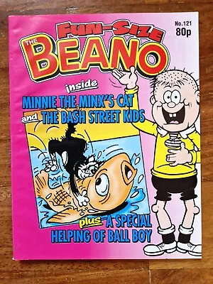 Buy BEANO Fun-size #121 - Minnie The Minx's Cat & Bash St Kids(2002) - NEW Condition • 6£