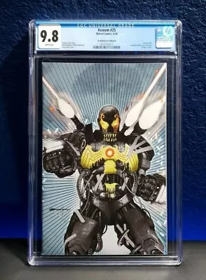 Buy Venom #25 CGC 9.8 Greg Horn Art Codex Virgin Edition B Iron Man 282 Homage • 63.24£