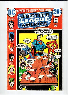 Buy DC JUSTICE LEAGUE OF AMERICA #105 - VG/FN 1973 Vintage Comic Elongated Man Joins • 11.85£