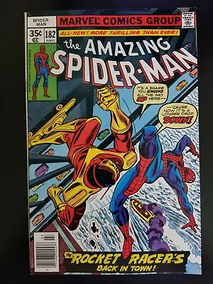 Buy Amazing Spider-Man #182 NM+ 9.6⛓️Rocket Racer⛓️High Grade Marvel  • 55.17£