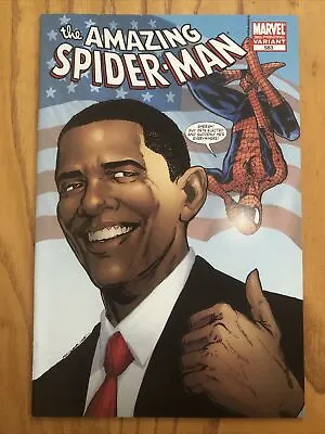 Buy The Amazing Spider-man Issue #583 | Third Printing Obama Variant Cover 2009 • 6.50£