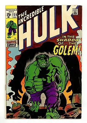 Buy Incredible Hulk #134 VG 4.0 1970 • 11.48£