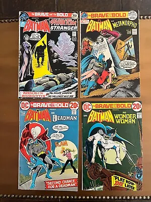 Buy Brave And The Bold #109 133 135 137 - DC Batman Deadman Wonder Woman Metamorpho • 7.90£