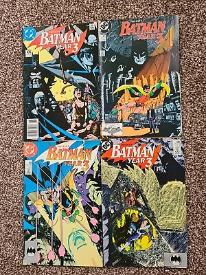 Buy Batman #436 To #439. Year 3 All 4 Parts. 1st Printings. (DC 1989) • 18£