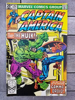 Buy Captain America #257 (Marvel May 1981) VF Bronze Age Issue. • 2.90£