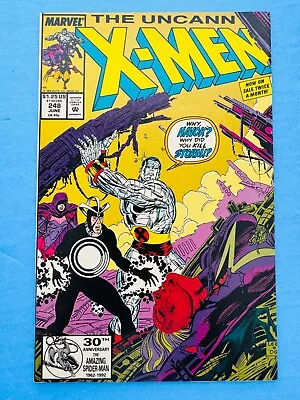 Buy ⭐️Uncanny X-Men #248 NM SECOND PRINT GOLD 1ST JIM LEE ART MARVEL 1992 • 10.32£
