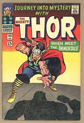 Buy Journey Into Mystery 125 FN+ Kirby Thor Hercules Story! 1966 Marvel Comics V526 • 49.50£