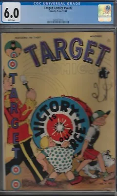 Buy Target  4#7 Cgc 6.0  Wwi 1943  Great   Victory Cvr-goldenage Comic • 157.27£