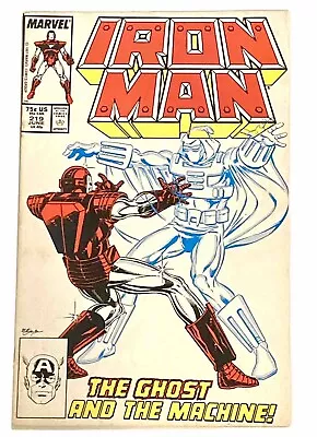 Buy Iron Man #219 1987 8.0 VF 🔑 1st Ghost • 16.07£