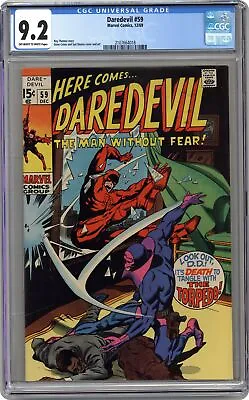 Buy Daredevil #59 CGC 9.2 1969 2107664018 • 126.14£