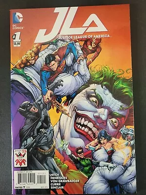 Buy Jla Justice League Of America #1 (2014) Dc 52 Joker 75th Anniversary Variant! • 5.60£