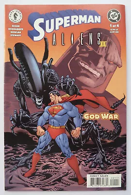 Buy Superman Aliens II God War #1 - Dark Horse & DC Comics May 2002 VF- 7.5 • 9.99£