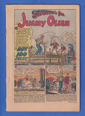 Buy Superman's Pal Jimmy Olsen #1 DC Comics 1954 COVERLESS • 158.87£