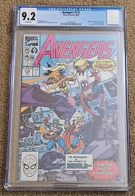 Buy Avengers #316  CGC 9.2 White Pages Spider-Man Joins The Avengers • 17.61£