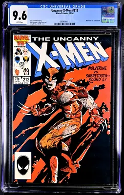 Buy Uncanny X-Men 212 CGC 9.6 NM+ White Pages • 86.75£