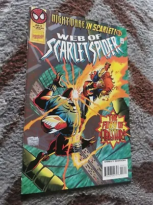 Buy WEB OF SCARLET SPIDER # 3 NM 1995  Fire Star ! SPIDERVERSE ! MARVEL ! • 3£