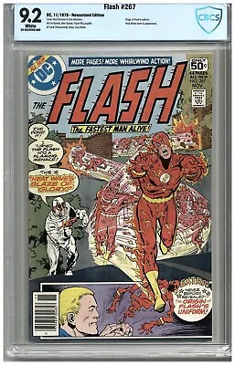 Buy Flash  # 267   CBCS   9.2   NM-   White Pages  11/78   Origin Flash's Uniform. • 67.96£