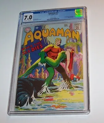 Buy Aquaman #37 - DC 1968 Silver Age Issue - CGC FN/VF 7.0 - 1st App Of Scavenger • 193.62£