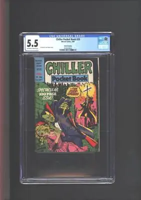Buy Chiller Pocket Book #20 CGC 5.5 UK Tomb Of Dracula #10 Ist App Of Blade 1981 • 160.85£