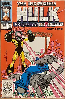 Buy The Incredible Hulk #366 Marvel Comics 1990 Comic Book • 2.17£