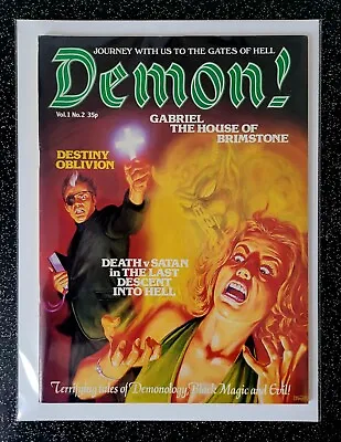 Buy Demon Horror Magazine Vol 1 #2 Portman 1978 RARE Horror Comic Mag Demon!  • 20£