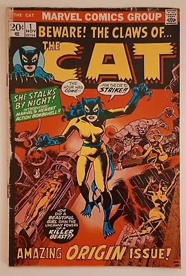 Buy The Cat #1 (1st App Of Greer Grant As The Cat ) 1972  Key  Vintage  • 31.77£