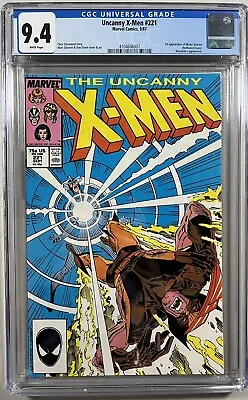 Buy Uncanny X-Men 221 (Marvel, 1987) CGC 9.4 WP  **1st Appearance Mr. Sinister** • 78.08£