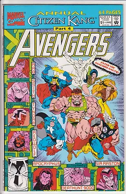 Buy The Avengers Annual #21, Marvel Comics 1992 VF+ 8.5 Dan Panosian. Citizen Kang • 15.77£