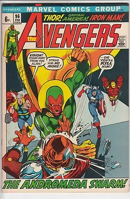 Buy Avengers 96 - 1972 - Adams - Very Fine +  REDUCED PRICE • 54.99£