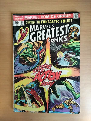 Buy Marvel’s Greatest Comics #54 (1975, Marvel Lee & Kirby Fantastic Four) • 4.95£