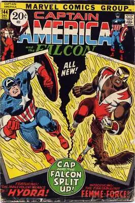 Buy Captain America (1st Series) #144 VG; Marvel | Low Grade - And The Falcon John R • 8.73£