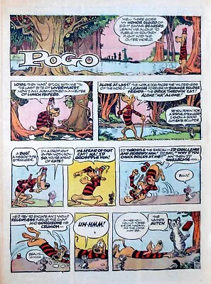 Buy Pogo By Walt Kelly - Large Full Tab Page Color Sunday Comic - August 3, 1969 • 3.16£