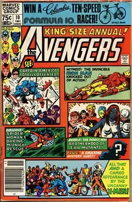 Buy Avengers Annual #10-1981 Fn- 5.5 1st Rogue 1st Madelyn Pryor / Mystique / Golden • 60.96£