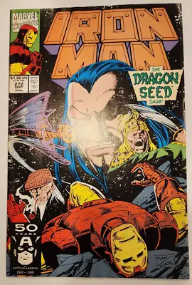 Buy IRON MAN #272 Origin Of Mandarin 10 Rings 1991 All 1-332 Issues Listed! (9.4) NM • 6.30£