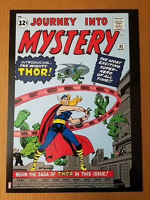 Buy Journey Into Mystery 83 1st Thor Marvel Comics Poster By Jack Kirby • 16.60£
