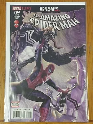 Buy Spiderman Amazing #792 Venom Marvel Comics February 2018 Nm (9.4) • 24.99£