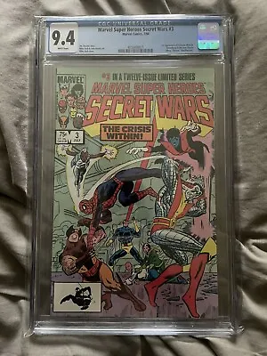 Buy Marvel Super Heroes Secret Wars #3 CGC 9.4 1984 1st Volcana & Titania • 85£