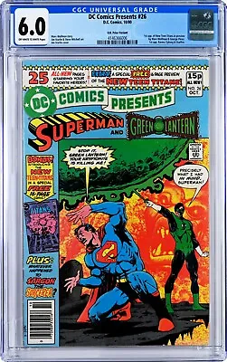 Buy DC Comics Presents #26  Oct 1980 CGC 6.0 • 95£