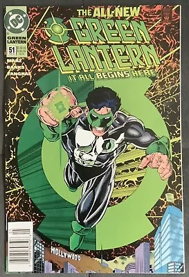 Buy Green Lantern #51 Newsstand (1994, DC)1st App New Green Lantern & New Costume NM • 22.07£