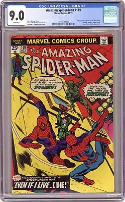 Buy Amazing Spider-Man #149 CGC 9.0 1975 3955699003 1st App. Spider-Man Clone • 233.24£