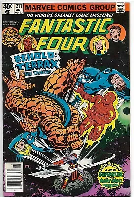 Buy Fantastic Four #211 1st Terrax Marvel 1979 FN Herald Galactus • 14.39£