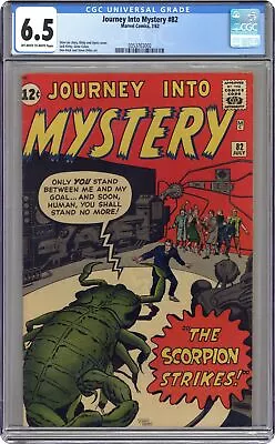 Buy Journey Into Mystery #82 CGC 6.5 1962 0353763002 • 218.59£