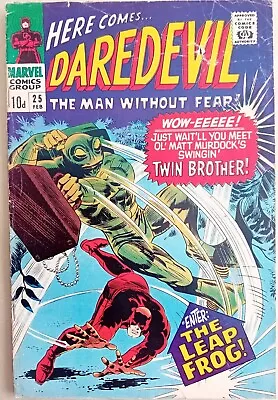 Buy Daredevil #25 - GD/VG (3.0) - Marvel 1967 - 10d Copy - 1st Appearance Leap-Frog  • 12.99£