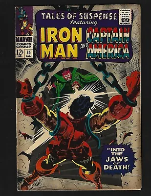 Buy Tales Of Suspense #85 FN- Colan Iron Man Mandarin CapAmerica Batroc SharonCarter • 11.92£