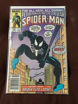 Buy Spectacular Spider-Man 107 1st Series Vf Condition Newsstand Edition • 23.72£