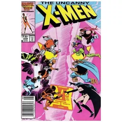 Buy Uncanny X-Men (1981 Series) #208 Newsstand In VF Minus Cond. Marvel Comics [x/ • 7.75£