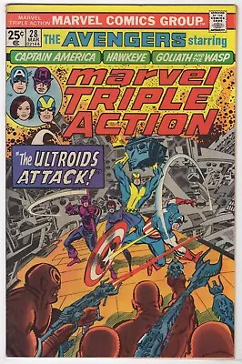 Buy Marvel Triple Action #28   ( Avengers )    VFN • 6.95£