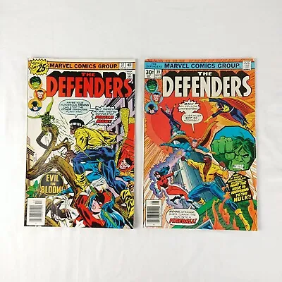 Buy The Defenders #37 #38 Glossy Bronze Age VF (1976 Marvel Comics) Luke Cage Lot • 10.29£
