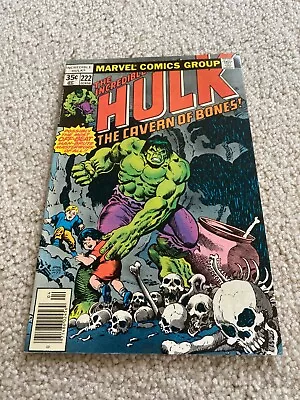 Buy Incredible Hulk  222  NM-   9.2  High Grade  Starlin Art  Doc Samson  Jim Wilson • 10.66£